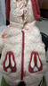 班喜迪嬰兒衣服秋冬裝女寶寶連體衣加絨夾棉拜年服加厚小月齡冬季外出服 曬單實(shí)拍圖