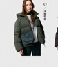 優(yōu)衣庫女裝無(wú)縫羽絨連帽外套/外套夾克25秋冬新款478577 57 深橄欖色 M /160/84A 曬單實(shí)拍圖