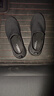 斯凱奇（Skechers）男鞋秋季舒適一腳蹬休閑鞋輕便健步中老年百搭防滑運動鞋 54609-全黑色BBK 42.5 曬單實拍圖