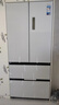 美的（Midea）M60系列520純平全嵌法式多門(mén)四開(kāi)門(mén)家用冰箱超薄雙系統(tǒng)循環(huán)大容量制冰BCD-520WUFPZM(E)白國(guó)家補(bǔ)貼 曬單實(shí)拍圖