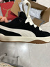 彪馬（PUMA）【面包鞋】美拉德滑板鞋男女情侶黑白休閑板鞋PARK406826 黑色-米白色-01 40 曬單實(shí)拍圖