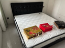 卡得利華夫格床極簡真皮床主臥大床簡約現(xiàn)代儲物雙人床黑色薄床頭 旗艦版：洋東祥云床+乳膠床墊 氣壓帶三抽 1800mm*2000mm 曬單實拍圖