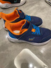 361°兒童運動(dòng)鞋男女童(3-12歲)防撞鞋頭密網(wǎng)休閑跑鞋 藍 35 曬單實(shí)拍圖