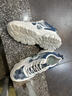 啄木鳥(niǎo)男鞋秋冬新款耐磨厚底高幫運動(dòng)鞋青少年休閑百搭運動(dòng)老爹鞋子男 白湖藍 42 曬單實(shí)拍圖
