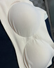 ubras【2件裝】無尺碼免拆V領(lǐng)內(nèi)衣女背心美背粉底液色文胸罩無痕隱形 奶鹽藍(lán)+燕麥奶 曬單實(shí)拍圖