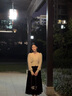 艾柔丹2025年秋冬季新款法式復(fù)古連衣裙套裝女蕾絲上衣百褶半身裙兩件套 套裝 S 曬單實(shí)拍圖