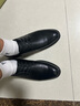 紅蜻蜓真皮男鞋舒適商務(wù)休閑系帶皮鞋高級正裝德比鞋婚鞋WTA7376黑色40 曬單實(shí)拍圖