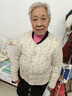 女士棉貼身小棉襖 夾棉內膽保暖棉服 薄款修身內穿碎花棉衣冬 米色輕薄 2XL 105-120 曬單實(shí)拍圖