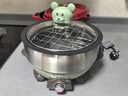 ERNTE昂特小綠鍋 2L電火鍋 電熱鍋 電煎鍋 家用多功能鍋 適合2~3人 EHP-24012S-OG 煎盤(pán)套裝 橄欖綠 曬單實(shí)拍圖