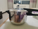 蘇泊爾（SUPOR）304不銹鋼7.0L壓力鍋24cm【3-5人可用】快煮防爆高壓鍋電磁爐通用 曬單實(shí)拍圖