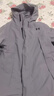 安德瑪（UNDERARMOUR）UA秋冬防水三合一戶(hù)外運動(dòng)夾克外套沖鋒衣6001977 男款-泰坦灰024 6001977-024 L 曬單實(shí)拍圖