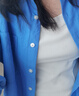 優(yōu)衣庫女裝/男女同款牛津紡箱型襯衫/襯衣合作款25秋冬新款479974 479974/64湖藍色 M 曬單實(shí)拍圖