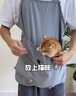 AILUKI日本擼貓專(zhuān)用衣服抱貓服貓咪剪指甲固定包神器圍兜罩衣擼貓圍裙 薄款擼貓圍裙 曬單實(shí)拍圖