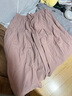 無(wú)印良品（MUJI）IDEE 女式 平紋 寬版褲 褲子女款休閑褲女裝裙褲 闊腿褲 夏季 煙熏粉色 均碼 曬單實(shí)拍圖