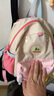 SHUKIKU兒童書(shū)包幼兒園背包防丟失輕便防潑水大容量雙肩包桃子果汁S+碼 曬單實(shí)拍圖