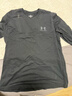 安德瑪（Under Armour）長(cháng)袖T恤男 時(shí)尚簡(jiǎn)約跑步健身訓練舒適透氣打底衫 黑色 2XL 曬單實(shí)拍圖