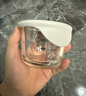 樂(lè )扣樂(lè )扣（LOCK&LOCK）嬰兒輔食盒寶寶耐熱玻璃輔食碗可冷凍儲存保鮮盒 暖灰圓形230ML*3 曬單實(shí)拍圖