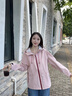 VVC沖鋒衣男女三合一防風(fēng)防水可拆卸抓絨內膽三防登山服保暖機能外套 月暈粉【三防科技-男女同款】（單沖）544 L 曬單實(shí)拍圖