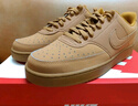 耐克男子透氣低幫運動(dòng)鞋冬季板鞋NIKE COURT VISION LOW CD5463 200亞麻/亞麻/麥黃/麻線(xiàn)黃 41 曬單實(shí)拍圖