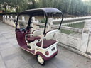 安路騎 ON ROAD RIDING新款國標帶棚電動(dòng)三輪車(chē)家用接送孩子電瓶車(chē)老年人休閑代步三輪車(chē) 國標帶棚72伏/1200瓦/超威23安黑金130里 曬單實(shí)拍圖