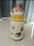 babycare兒童保溫杯嬰兒小松鼠寶寶1-3歲不銹鋼吸管水杯壺學(xué)生上學(xué)450ml 曬單實(shí)拍圖