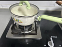 蘇泊爾（SUPOR）輔食鍋奶鍋平底 煎煮一體不粘鍋 泡面熱奶小湯鍋多合一陶瓷鍋18cm 曬單實(shí)拍圖