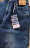 森馬（Semir）牛仔褲女抓毛闊腿褲港風(fēng)冬季2025顯腿長(cháng)拖地褲ins潮109725124002 曬單實(shí)拍圖