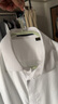 羅蒙（ROMON）【200支DP免燙】高端長(cháng)袖襯衫男商務(wù)通勤襯衣 白色 40 曬單實(shí)拍圖