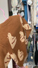 Milkbarn寶寶圓領毛衣針織衫男女童長袖保暖打底衫兒童羊絨衫 簡筆小熊 80 cm 曬單實拍圖