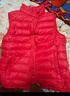 雅鹿秋冬兒童輕薄羽絨馬甲背心內膽內穿中大童男童女童寶寶外穿坎肩 大紅 140 cm 曬單實(shí)拍圖
