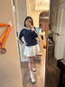 阿迪達斯 （adidas）三葉草系列 女 CC LS TEE W 長(cháng)袖 JM8012 深靛藍 L 曬單實(shí)拍圖