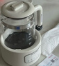 摩飛電器（Morphyrichards）恒溫水壺全玻璃養生壺家用燒水壺多段控溫電熱水壺極速風(fēng)冷沖奶泡奶機MR5602 1.2L 椰奶白 曬單實(shí)拍圖