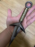 脘錸火影忍者生日禮物四代目飛雷神鳴人手里劍金屬武器合金玩具模型 旋轉鳴人手里劍槍色 曬單實(shí)拍圖