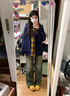 真維斯（JEANSWEST）酒紅色衛衣外套女春秋季2025新款寬松休閑開(kāi)衫小個(gè)子連帽短上衣潮 曬單實(shí)拍圖