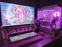 漫步者（EDIFIER）HECATE G30II頭戴式耳機電競電腦游戲耳麥筆記本吃雞音樂有線USB7.1聲道網(wǎng)課高音質(zhì)抗噪帶麥克風 粉色貓耳版【可拆卸貓耳】+支架 曬單實拍圖