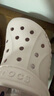 卡駱馳（CROCS）洞洞鞋貝雅男鞋女鞋輕便耐磨一腳蹬拖鞋休閑鞋|10126 裸粉-6PI 37 /38(230mm) 曬單實(shí)拍圖