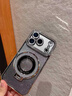 五鼠 FIVEMICE適用蘋(píng)果17promax手機殼2025新款閃粉磁吸支架iphone16Pro高級感電鍍外殼女Air鏡頭全包防摔保護套 【沙漠金-閃粉卡】磁吸折疊支架-點(diǎn)鉆電鍍軟殼 iPhone  曬單實(shí)拍圖