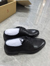 金利來(lái)【超輕軟底】皮鞋男頭層牛皮防滑緩震正裝綁帶踩跟商務(wù)結婚鞋子 千人好評-黑色-ESHEE963010-99P2 40 曬單實(shí)拍圖