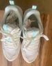 安踏漫步丨跳繩女鞋跑鞋休閑鞋減震跑步鞋女 象牙白/藕灰-6 38 曬單實(shí)拍圖