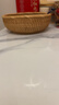 藝斑斕 越南手工編織籃藤編收納筐家用水果籃竹籃筐針線(xiàn)饅頭筐野餐籃 圓形水果籃小號20*7.5 曬單實(shí)拍圖