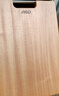 愛(ài)仕達（ASD）菜板進(jìn)口烏檀木99%抗菌砧板整木加大加厚雙面防霉面板40*28*2.5cm 曬單實(shí)拍圖