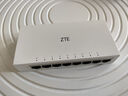 中興（ZTE）8口千兆以太網(wǎng)交換機 企業(yè)級交換器 監控網(wǎng)絡(luò )網(wǎng)線(xiàn)分線(xiàn)器 分流器 金屬機身 ZXSLC LGMA008 曬單實(shí)拍圖