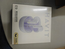 海威特（HAVIT）真無(wú)線(xiàn)藍牙耳機 半入耳式運動(dòng)降噪重低音音樂(lè )游戲低延遲 通用華為蘋(píng)果手機 E9紫色 曬單實(shí)拍圖
