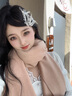 唐獅羊絨圍巾女生輕奢披肩外搭兩用圍脖冬高檔媽媽生日禮物送長(cháng)輩禮盒 曬單實(shí)拍圖
