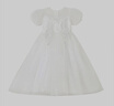 女童禮服2025夏季兒童高端輕奢主持人花童小女孩生日公主裙表演服 2208白色 【送皇冠】 130 【建議40-46斤】 曬單實(shí)拍圖