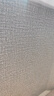 斯圖（sitoo）自粘防水防潮3D加厚不透純色臥室防撞客廳墻布翻新裝飾無(wú)縫墻紙 亞麻淺灰色50cm*10米（厚度2mm） 曬單實(shí)拍圖