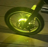酷騎兒童自行車(chē)平衡車(chē)花鼓燈夜騎發(fā)光車(chē)輪燈風(fēng)火輪usb充電 曬單實(shí)拍圖