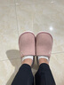 戶(hù)璃德國老人棉拖鞋女款冬季新款室內居家保暖抗菌拖鞋舒適女士秋冬天 粉色 36  -37【適合35-36碼】 曬單實(shí)拍圖