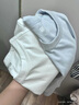 優(yōu)衣庫合作款女裝大師T圓領(lǐng)T恤短袖正肩素色白T474404 61 水藍(lán)色 M /160/84A 曬單實(shí)拍圖