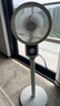 【全網(wǎng)爆款】空氣循環(huán)扇家用電風(fēng)扇靜音立式落地風(fēng)扇制冷空調臥室桌面臺扇輕音宿舍遙控一級能效 旗艦機械款+自動(dòng)搖頭+臺立兩用+三擋風(fēng)扇-白 曬單實(shí)拍圖